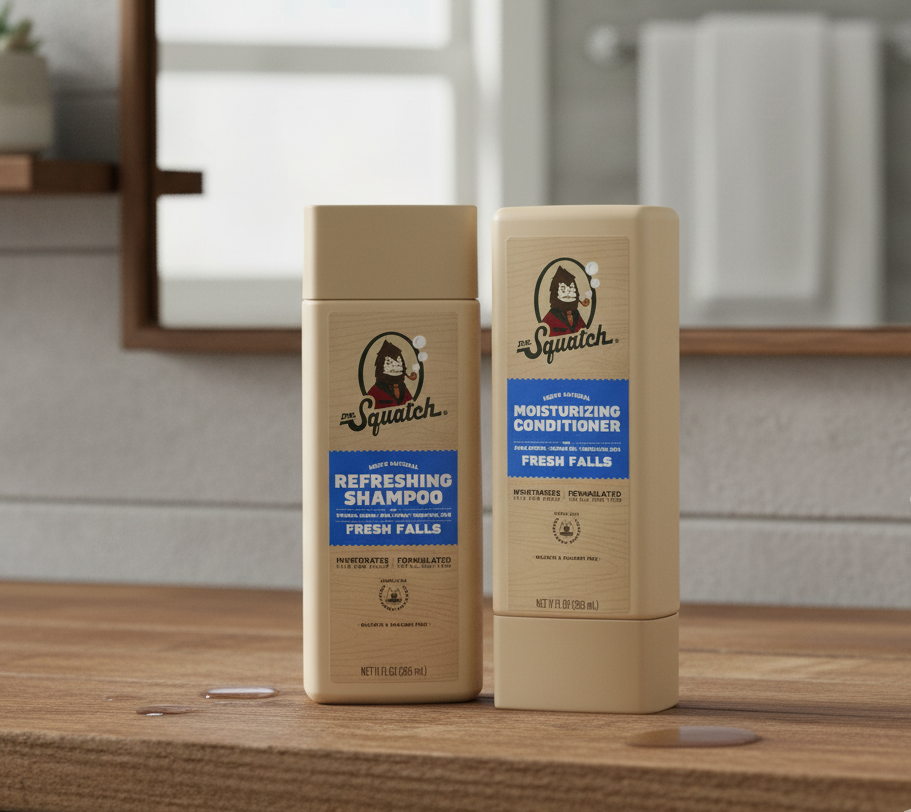 Hard Water Shampoo - Dr. Squatch Natural Hair Bundle for Men