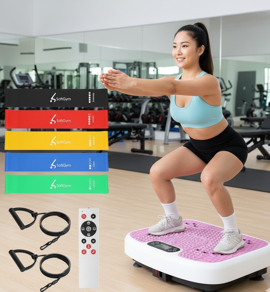 SoftGym Vibration Plate Exercise Machine