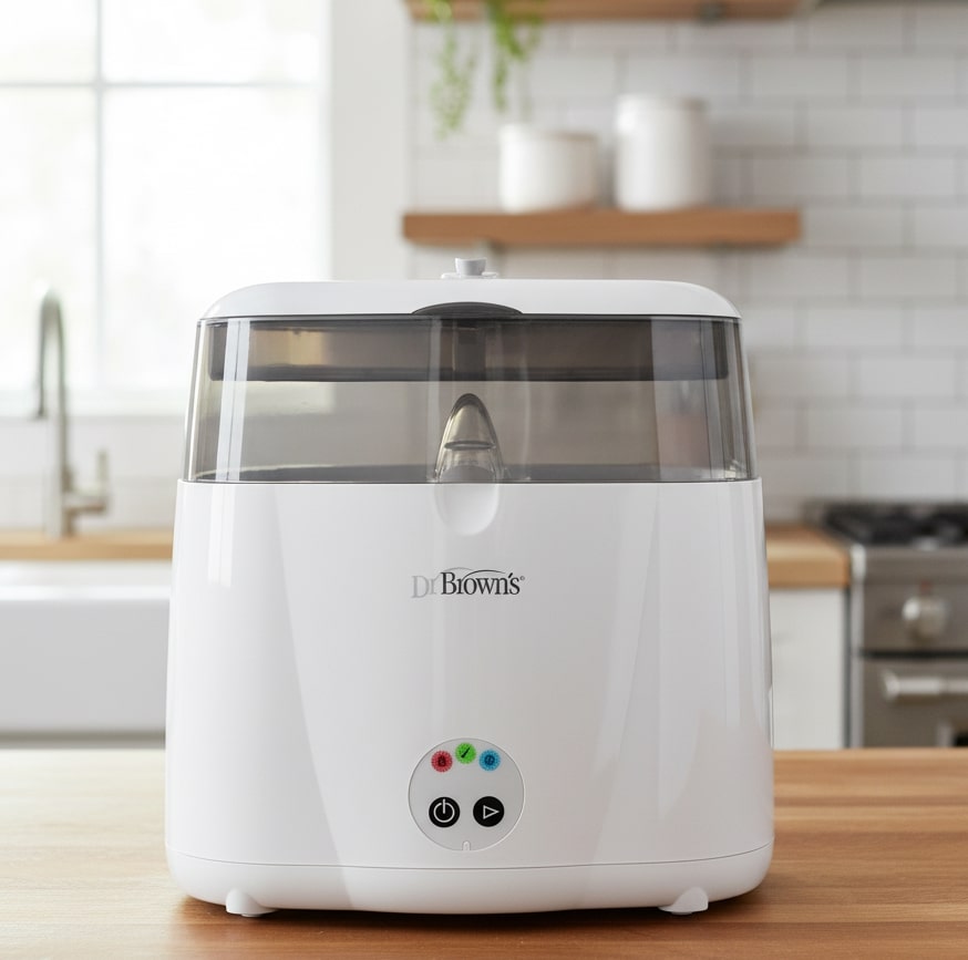 Dr. Brown’s Deluxe Electric Sterilizer for Baby Bottles & Essentials