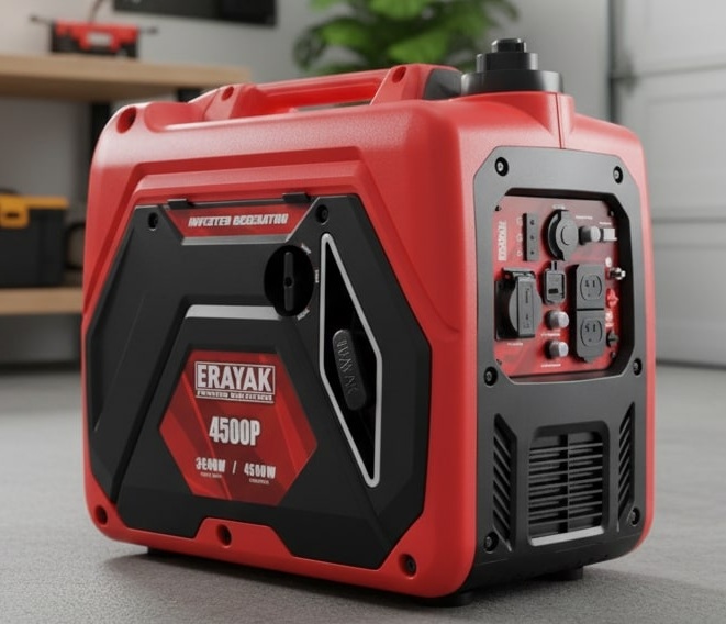 ERAYAK 4500W Portable Inverter Generator (Gas 4500P)