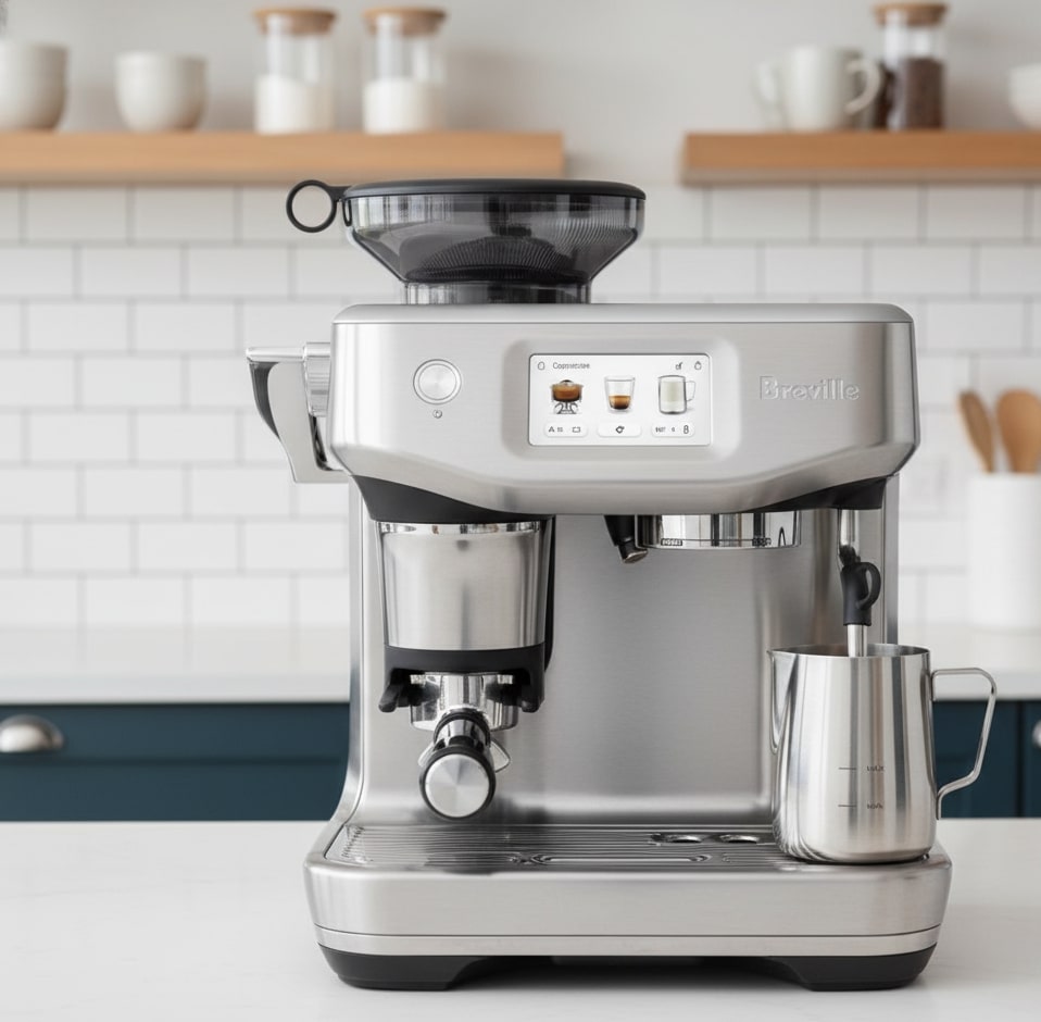 Breville Barista Touch Impress Espresso Machine BES881BSS, Brushed Stainless Steel