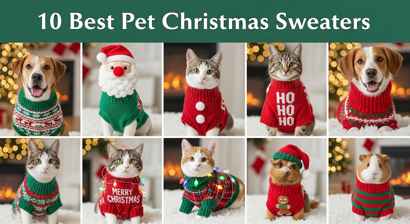 10 Best Pet Christmas Sweaters
