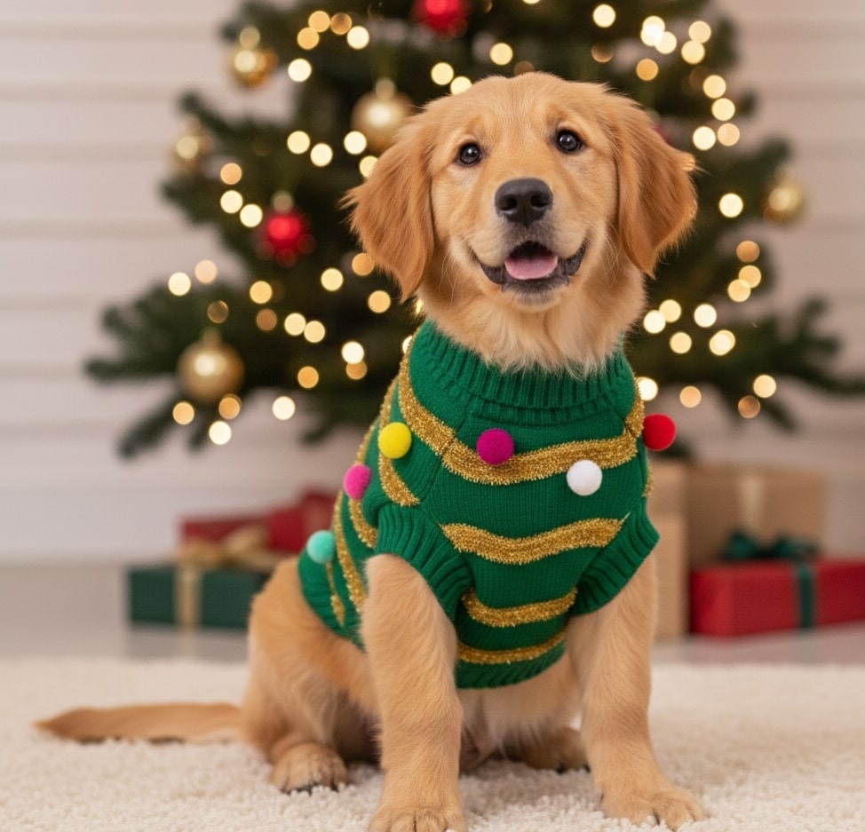 10 Pet Christmas Sweaters 1