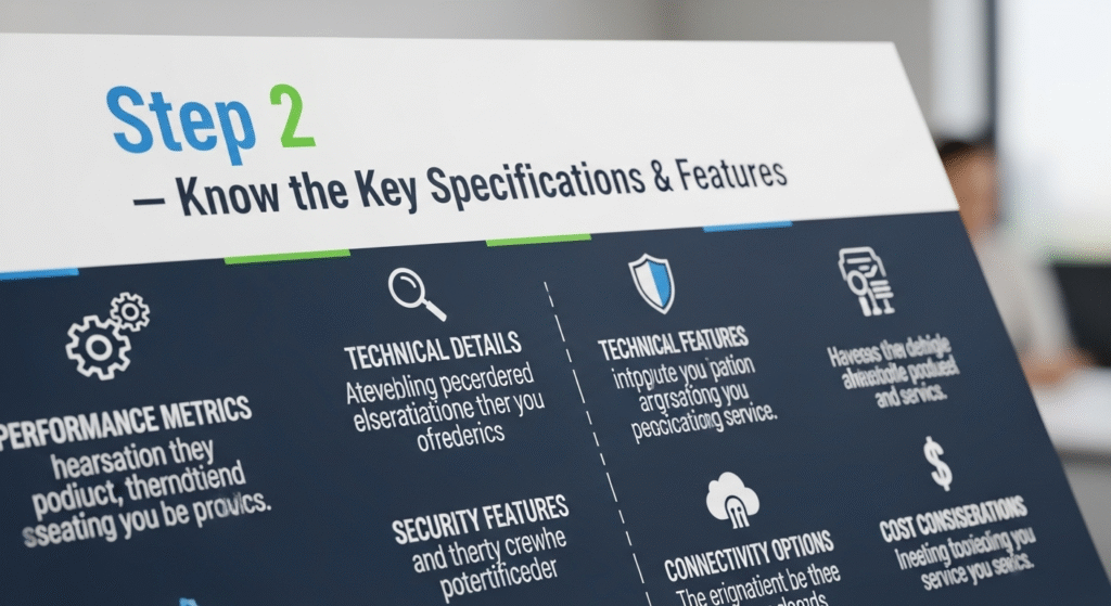 Step 2 – Know the Key Specifications & Features.354Z