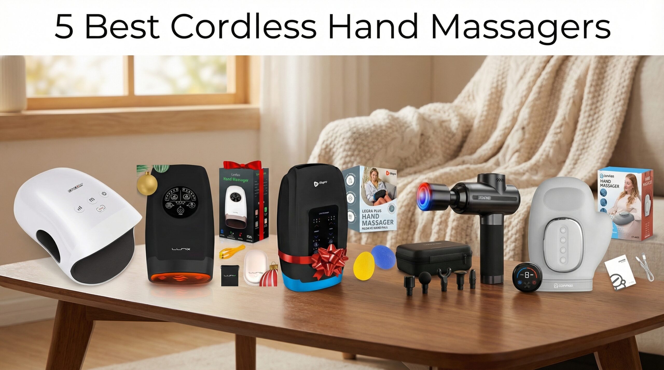 5 Best Cordless Hand Massagers