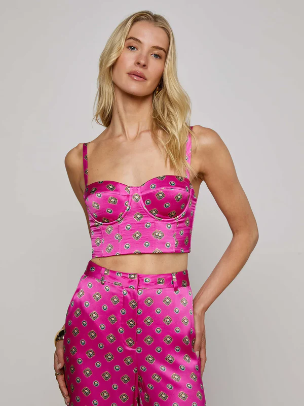 Sonya Silk Bustier & Pilar Silk Pant