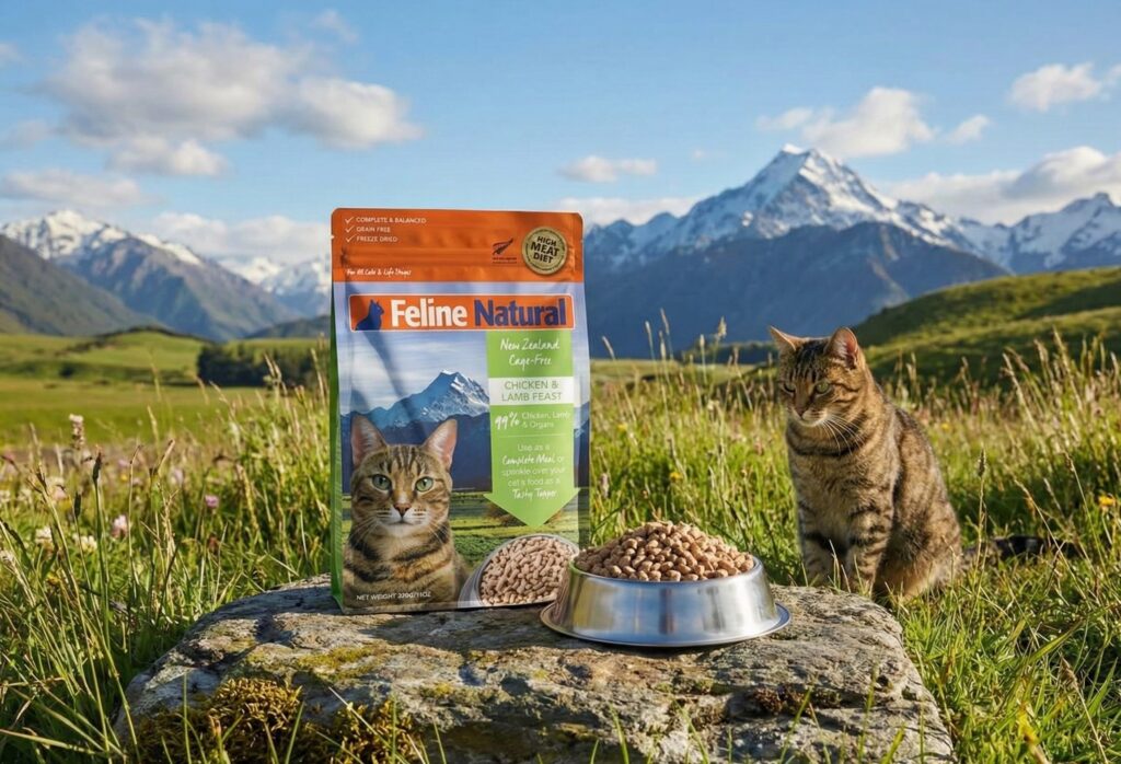 Feline Natural Freeze Dried Chicken & Lamb Feast for Cats