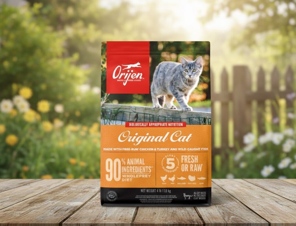 Orijen Original Cat is a biologically appropriate Grain-Free Cat Food for peak nutrition.